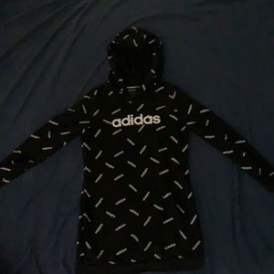 black adidas hoodie